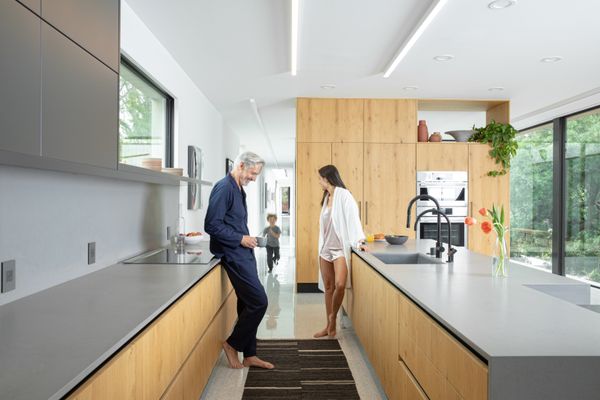 Family in The Kitchen
