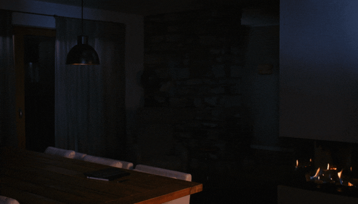 Lights coming on at night automatically