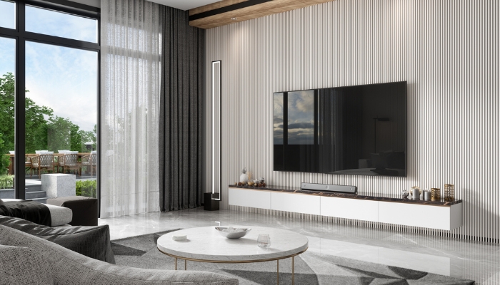 Viewing distance in living room