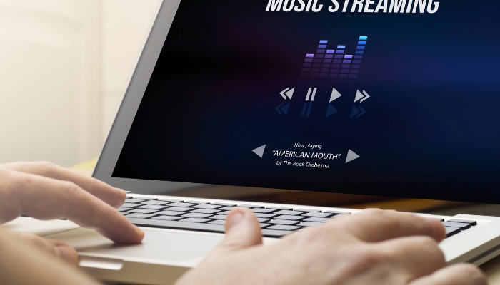 Music streaming from laptop