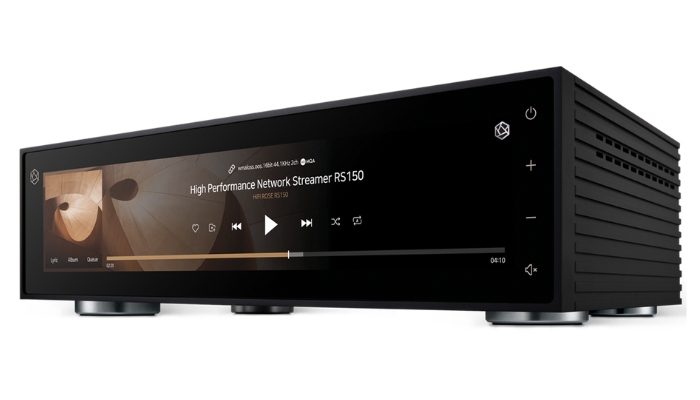 Rose Audio streamer side view with network