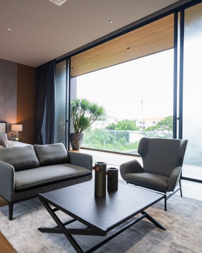 Large Window Motorized Shades