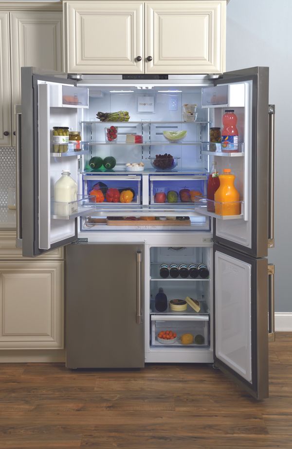 Beko four door refrigerator in a kitchen