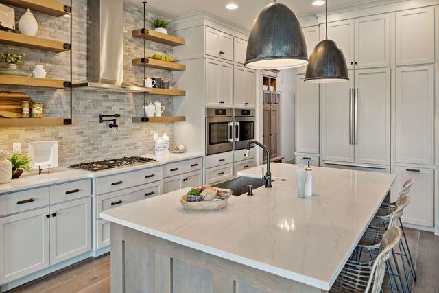 View of a modern kitchen with Bosch appliances
