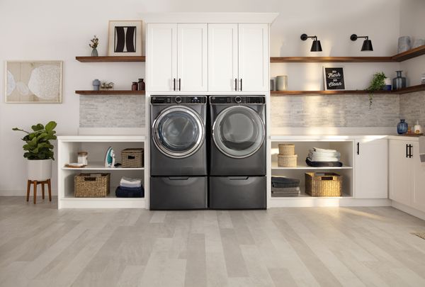 GE 5.0 Cu. Ft. White Front Load Washer
