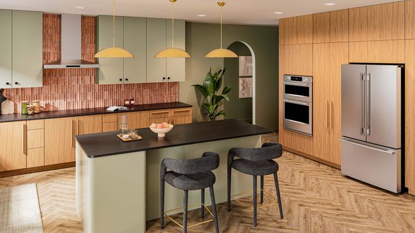 Light Wood kitchen cabinet