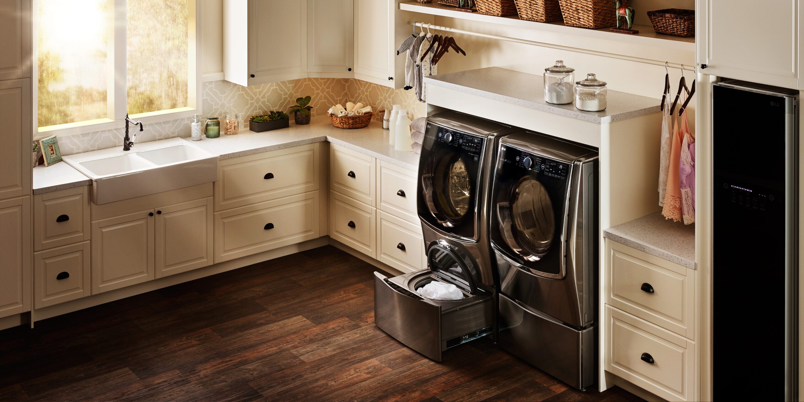 LG TwinWash front load washer and dryer