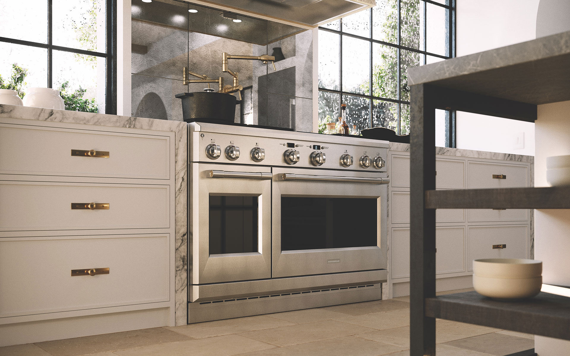 Monogram Range in Kitchen