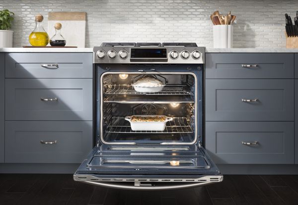Samsung 30" PrintProof Stainless Steel Slide In Induction Range