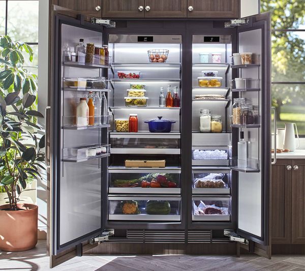 Signature Kitchen Suite 48 in. 24.6 Cu. Ft. Panel Ready Built-In Counter Depth French Door Refrigerator