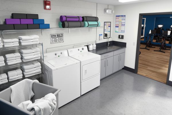 Whirlpool Commercial White Front Load Laundry Pair