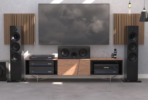 Family Room with Speakers