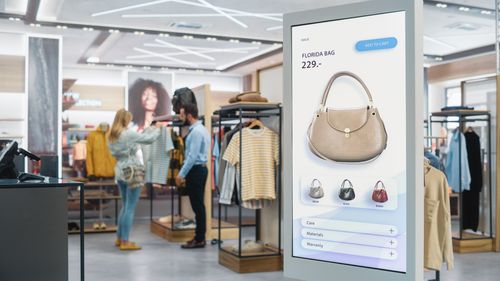 Digital Signage in a Retail Store