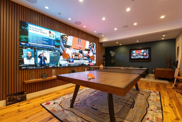 Video Wall in Sports Room