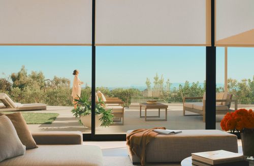 UV Protection Motorized Shades