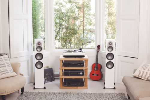 Record Player with Home Speakers