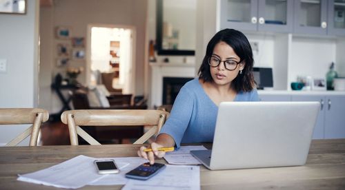 Woman Budgeting