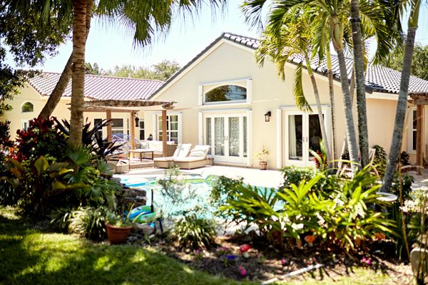 Outdoor Home Entertainment Area