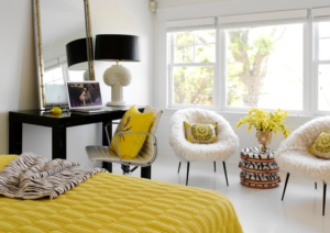 Decorate with acent chairs