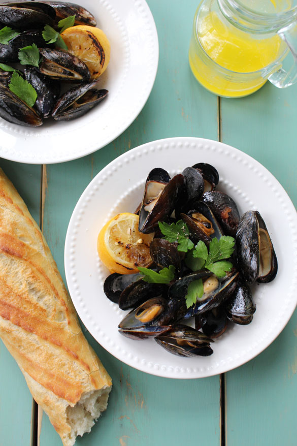 Grilled-mussels