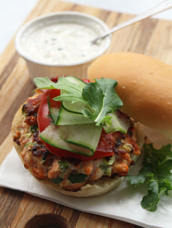 salmon burgers