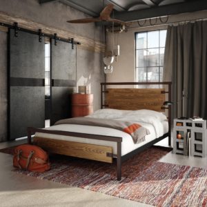Black bedroom