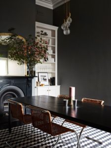 Black Dining Room