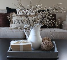 Decorate with Table Tray