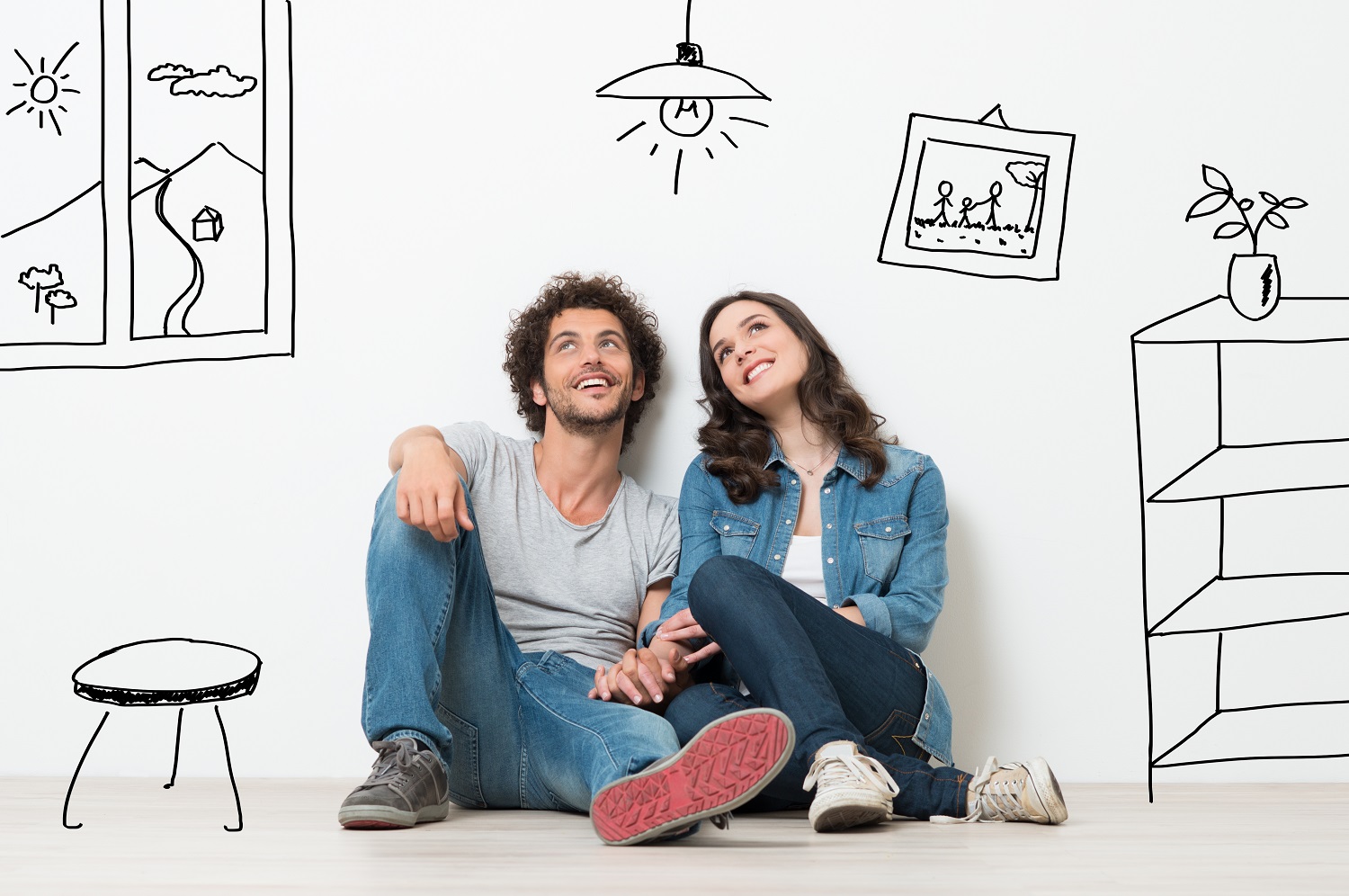Couple Planning Their Room