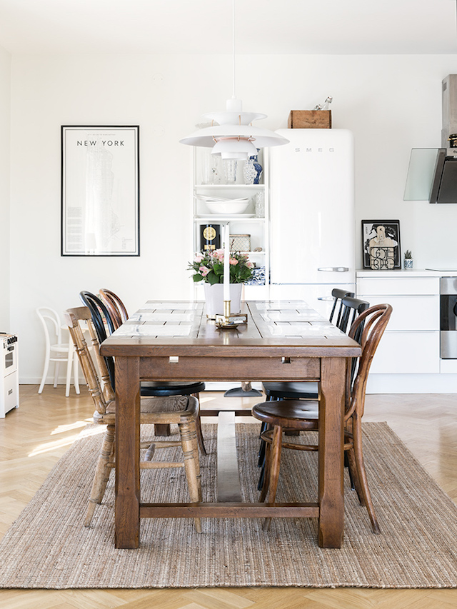 Dining Room with Mix and Match Chairs