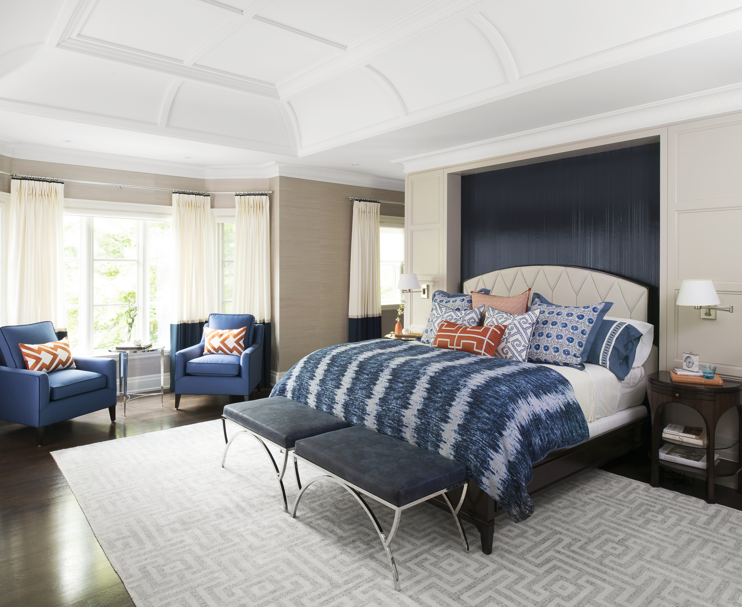 Master Bedroom by Laura Stein Interiors