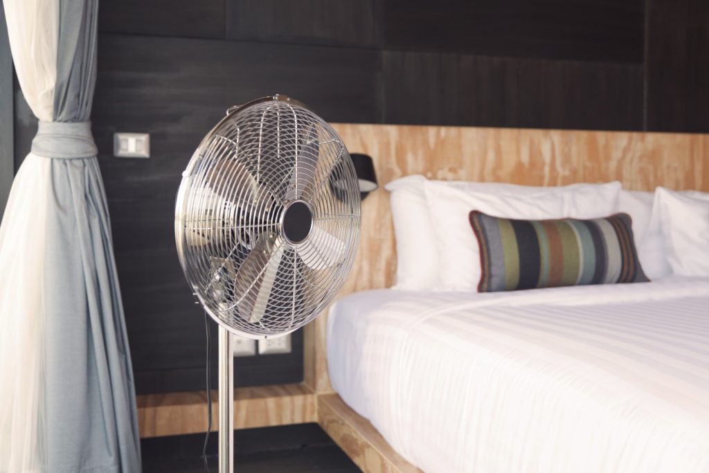 Using a fan to move air around