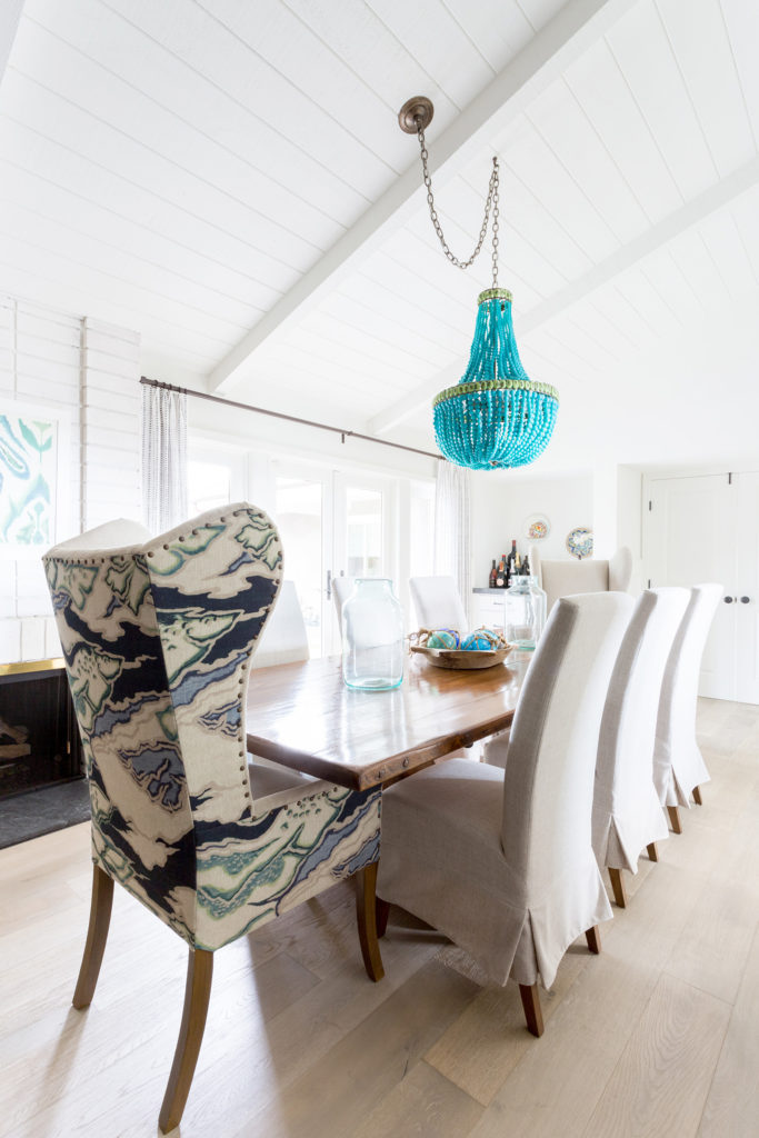 Dining Room with Wing Chairs