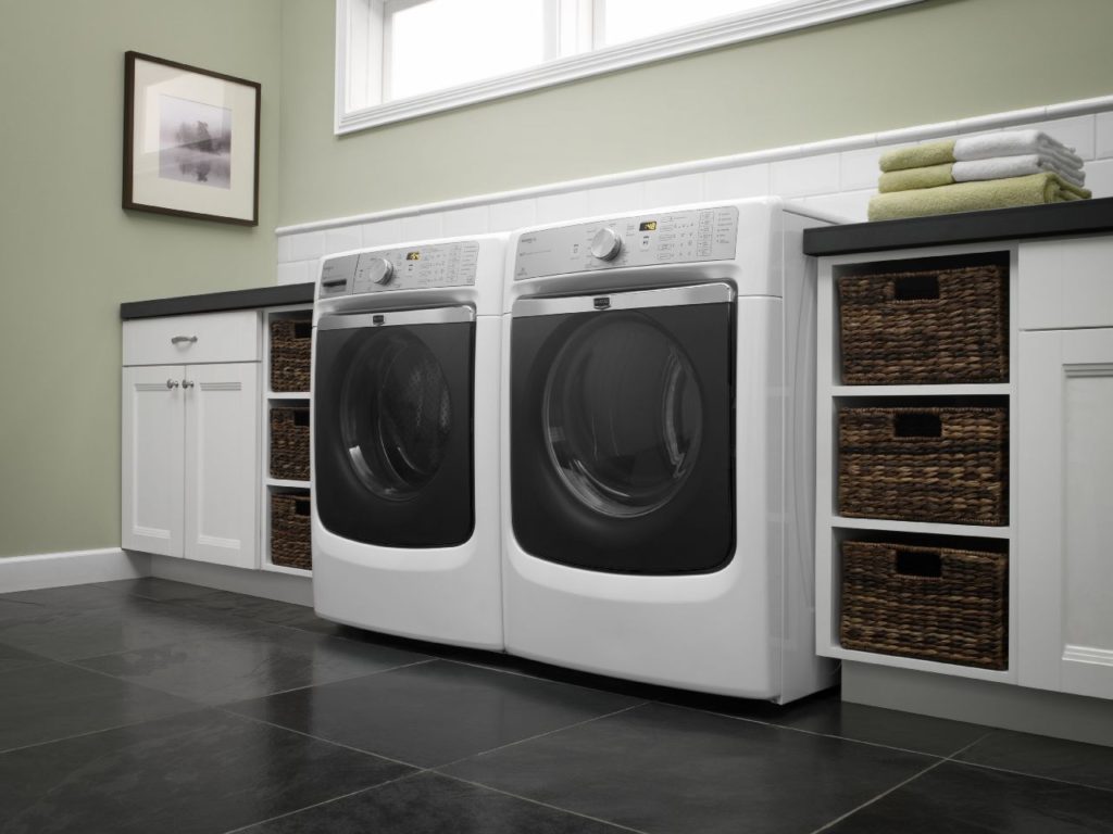 Laundry with Storage Bins