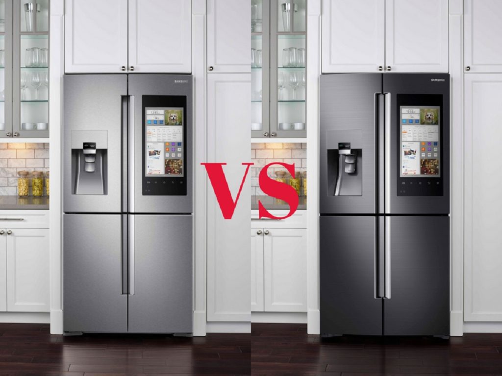 Électroménagers Samsung – inox vs inox noir