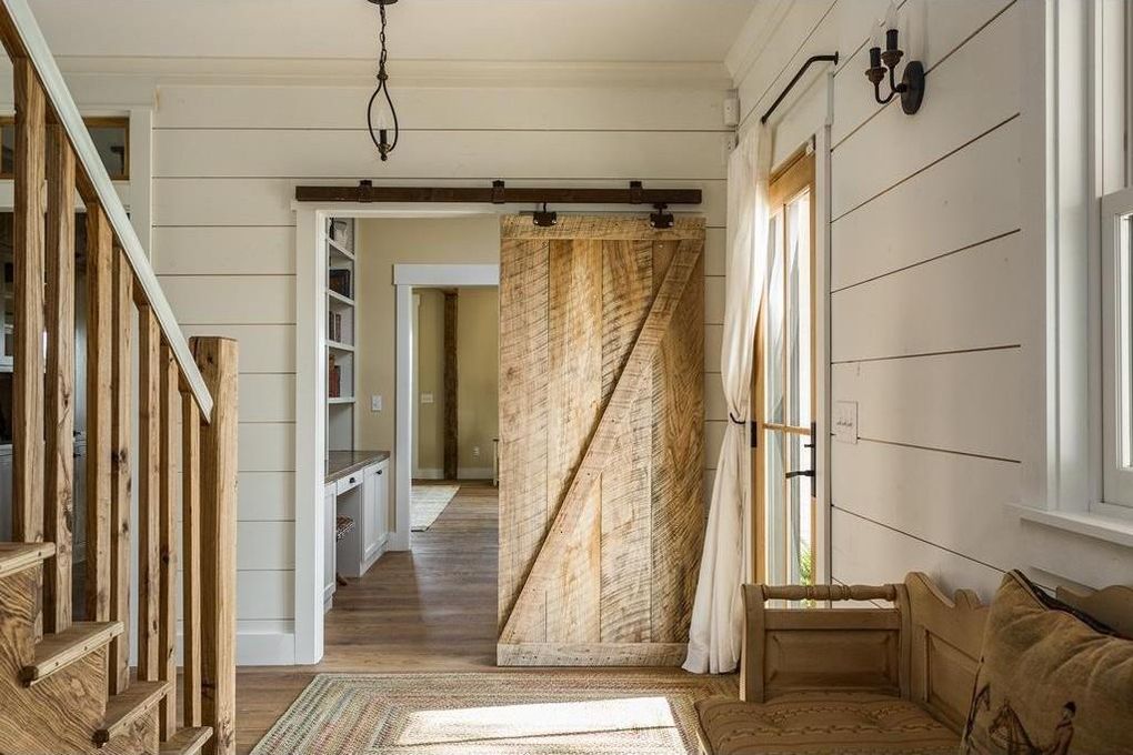 Barn door modern farmhouse style