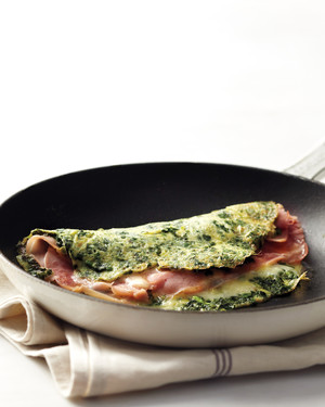 Green Eggs and Ham Omelette