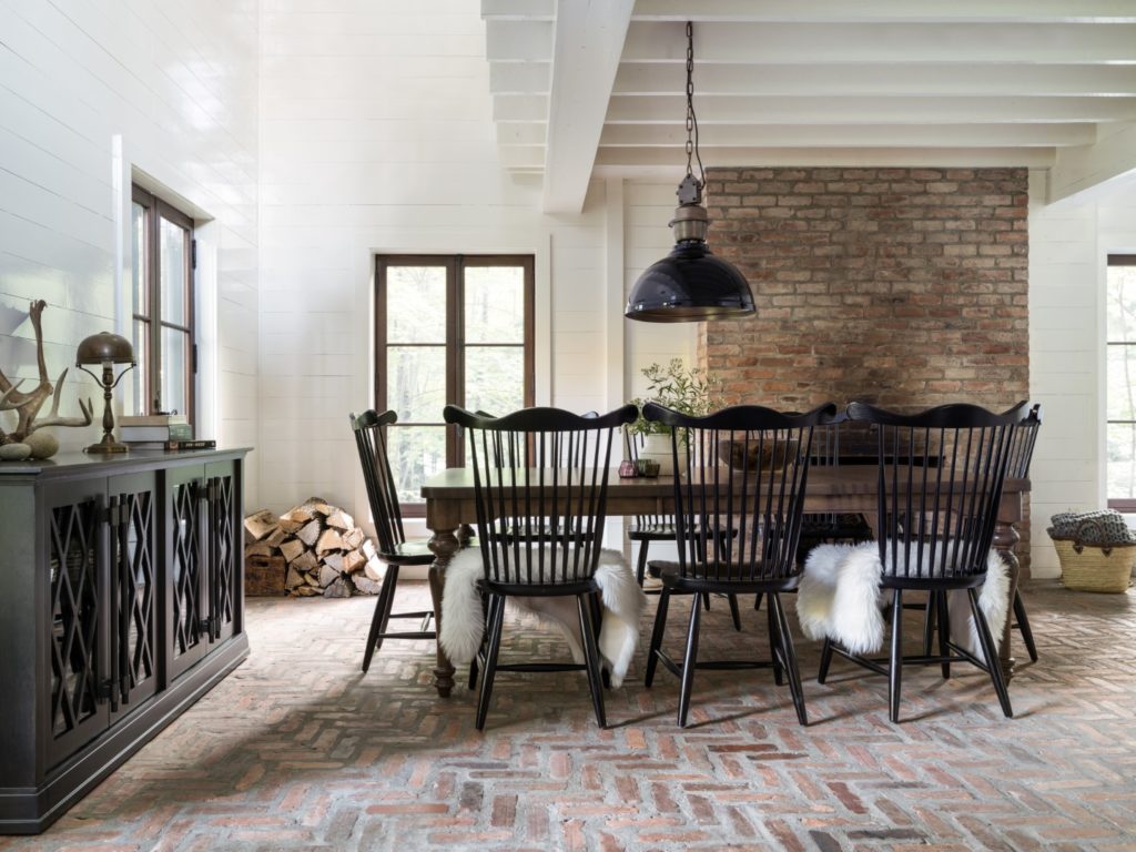 Extended dining table