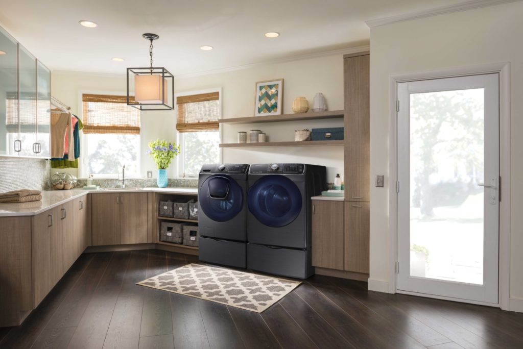 Laundry pair in mudroom