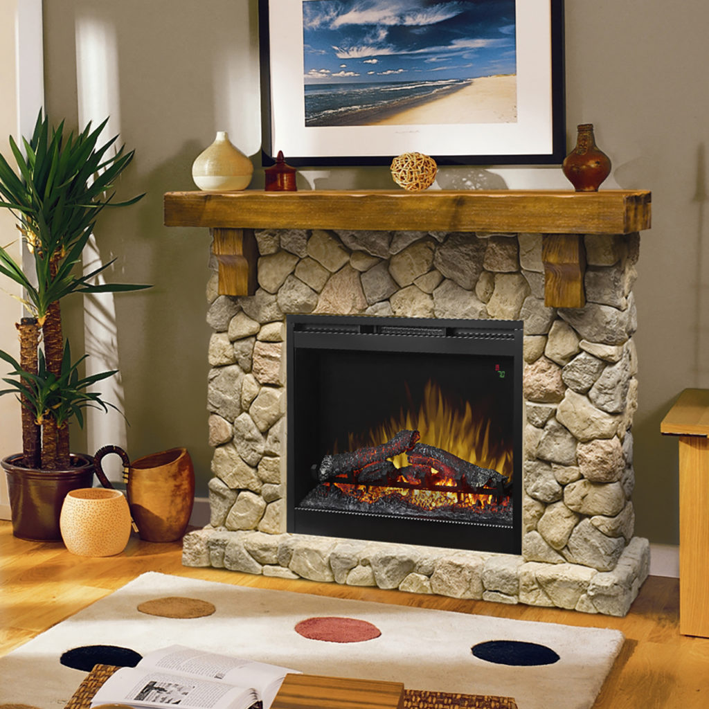 Dimplex Fieldstone Electric Fireplace_GDS26L5_90ST