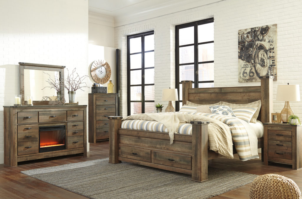 Meubles d'accent dans une chambre