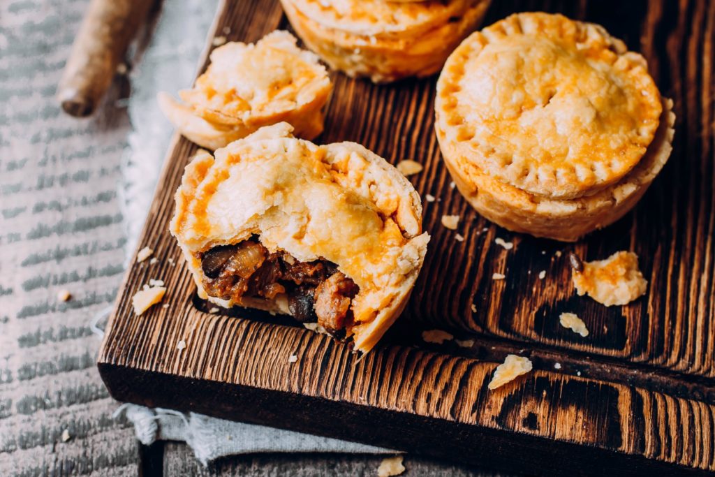 Store-bought meat pie