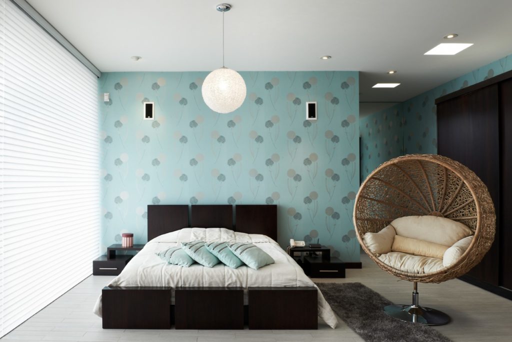 chambre bleue