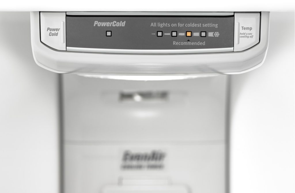 Fonction PowerCold de frigo Maytag