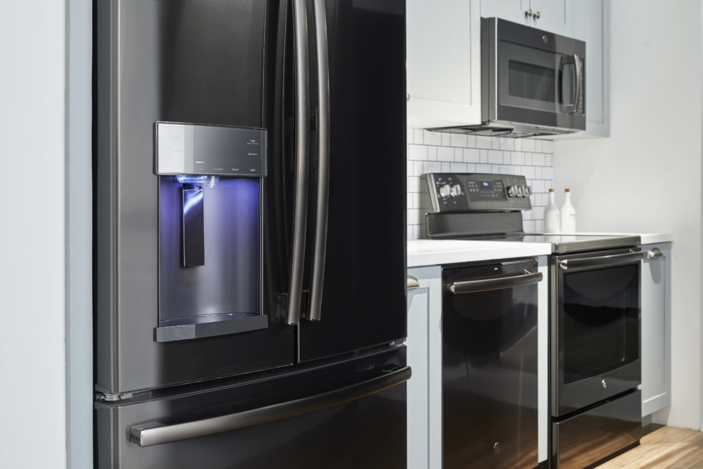 GE Profile Black Stainless Steel Finish