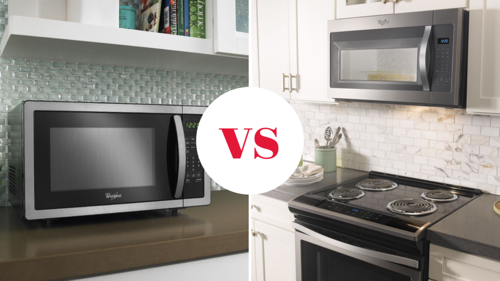 Four à micro-ondes de comptoir ou à hotte intégrée Whirlpool, lequel choisir
