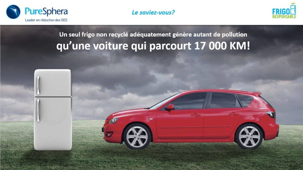 Impact d'un frigo mal recyclé - PureSphera
