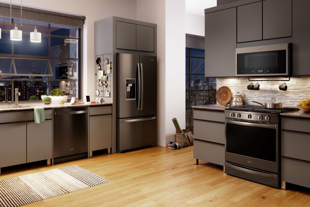 Whirlpool Black Stainless Steel Finish
