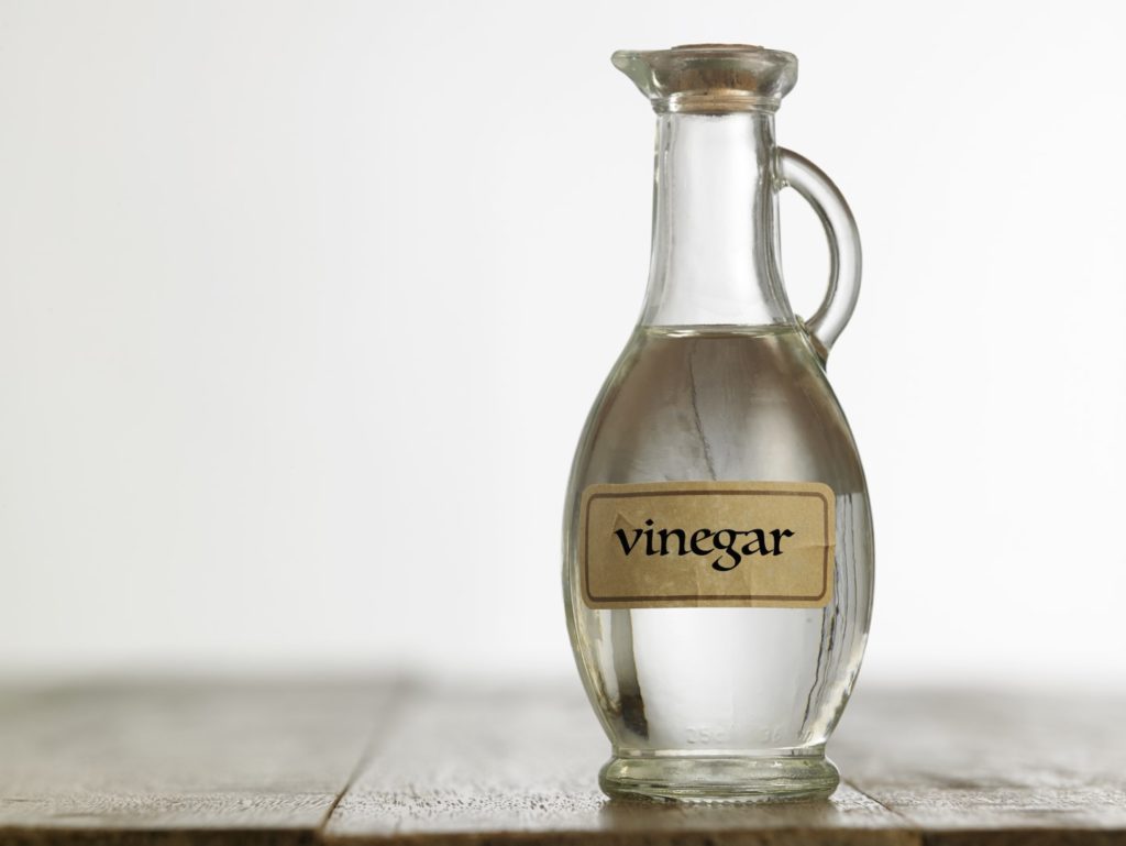 Use vinegar to clean a smelly dishwasher