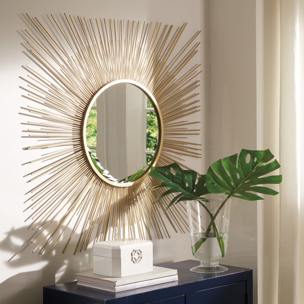 Use mirror to make a room look bigger